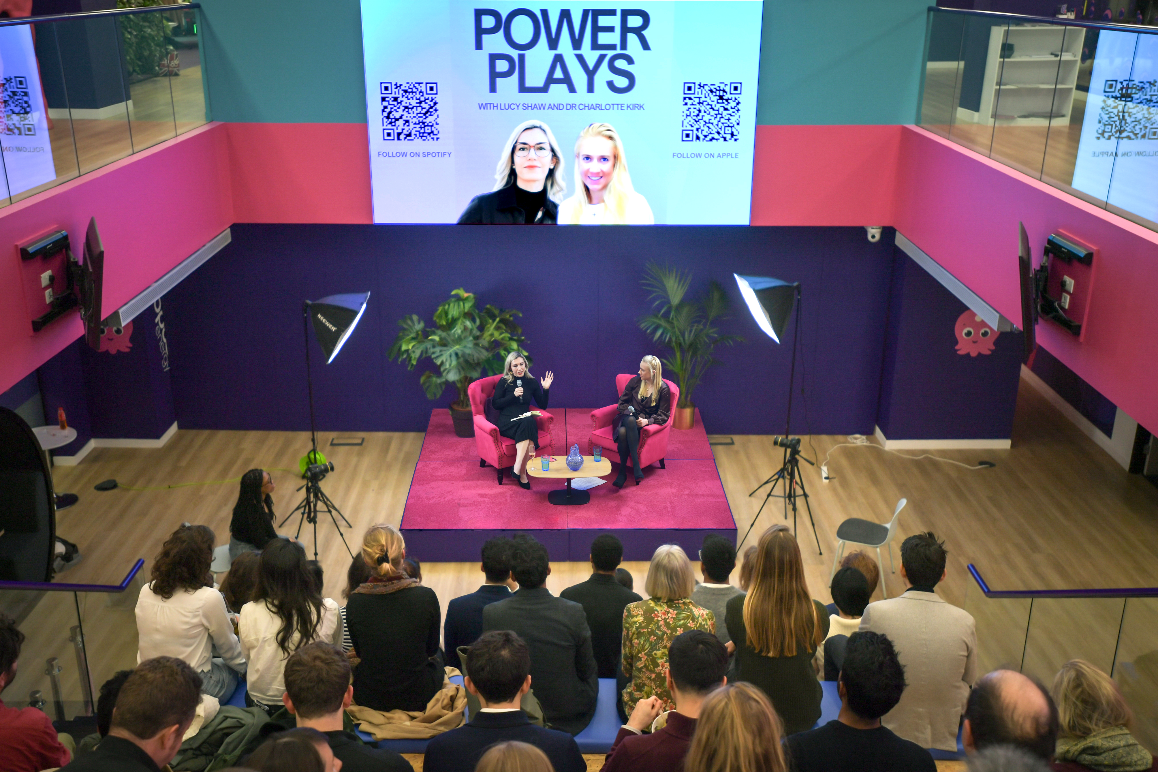 Power Plays Launch Night at Octopus HQ in London